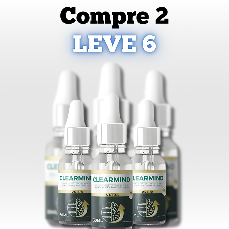 Clearmind Original 30ml - A Solução Para Potencializar Sua Memória - Promoção Exclusiva + Frete Grátis