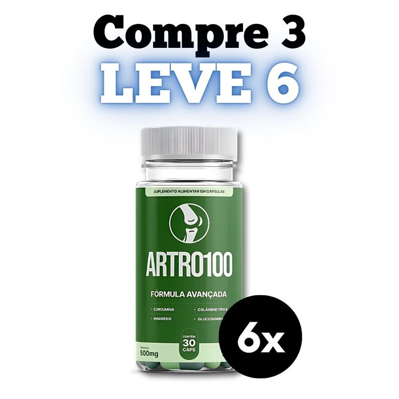 Artro100 Original 60cp - Suplemento Natural! - Promoção Exclusiva + Frete Grátis