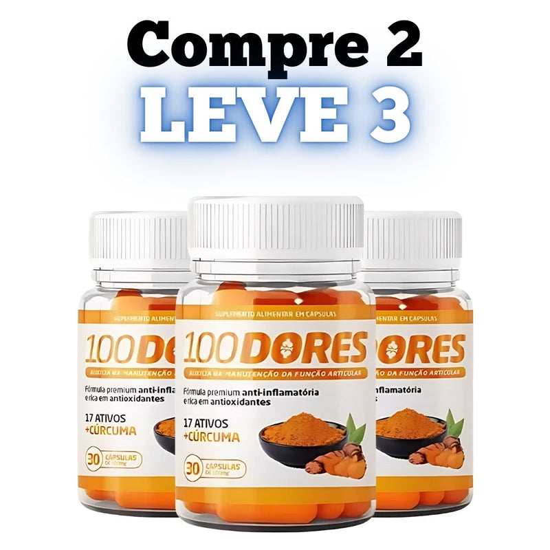 100Dores Original 30cp - Suplemento Natural - Promoção Exclusiva + Frete Grátis