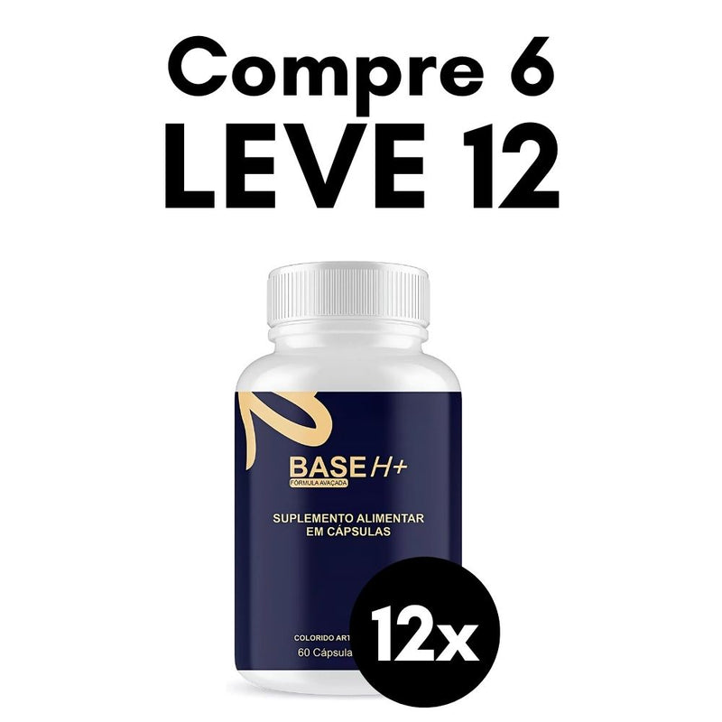 Base H+ Original 60cp - Suplemento Natural - Promoção Exclusiva + Frete Grátis